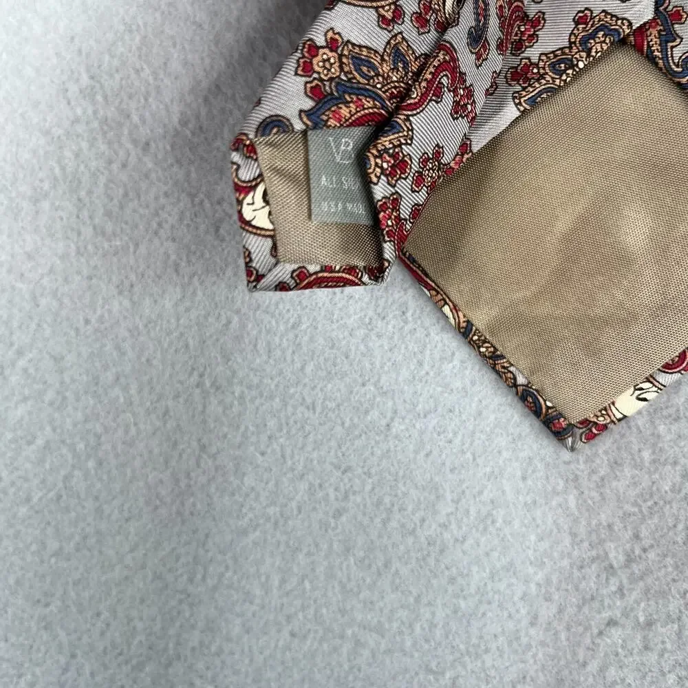 Balancine Disney The Tie Works Necktie Paisley Mickey Silk Made In USA Mens Tie